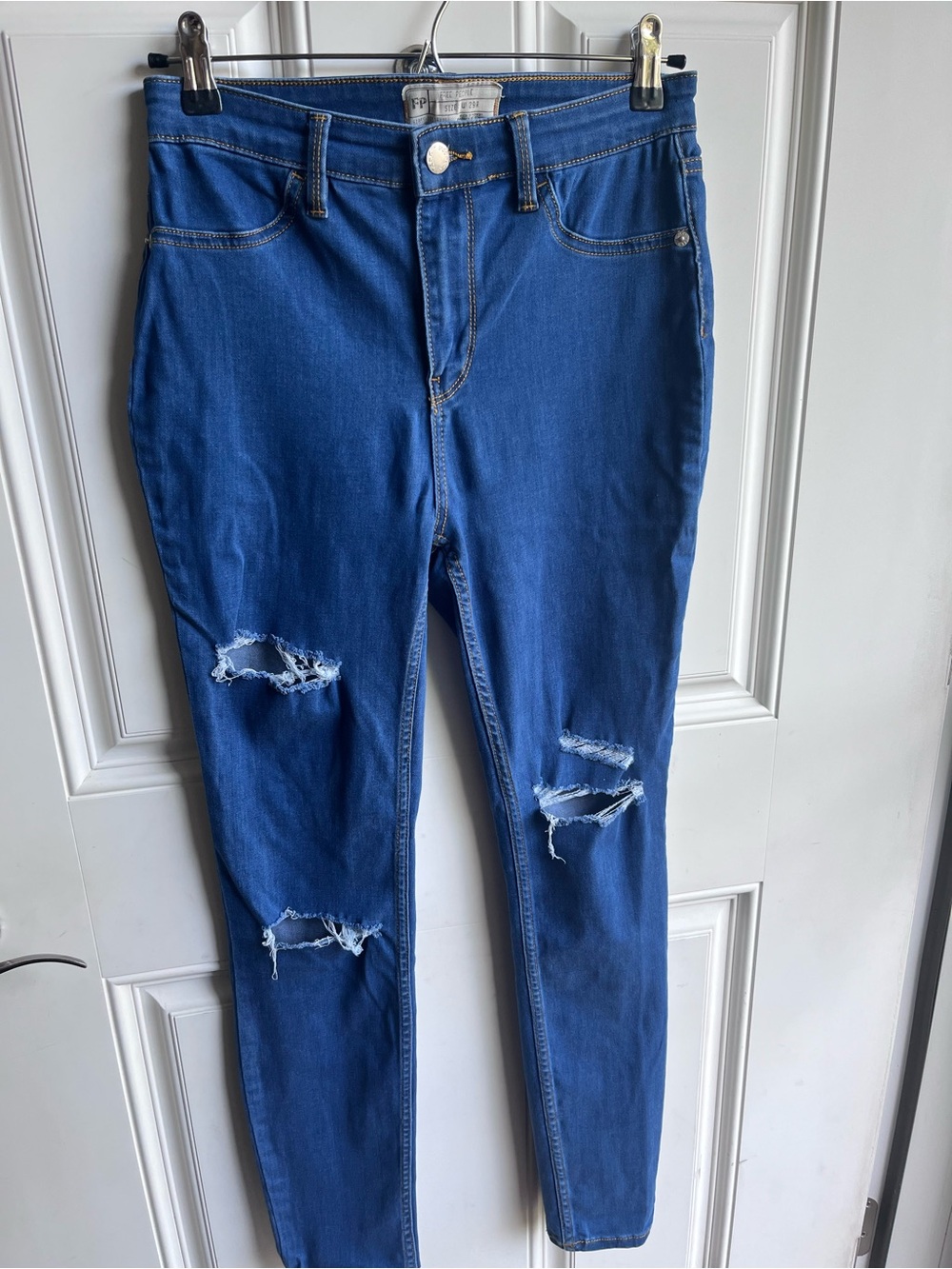 Free people indigo skinny jeans